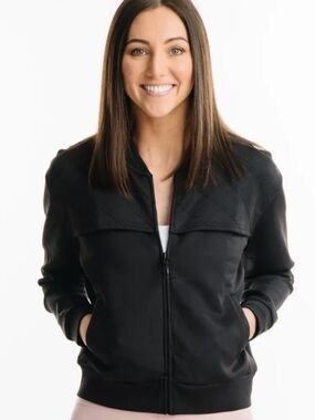 NWT ZYIA Plus Sz 4X Black Mesh Primo Activity Jacket